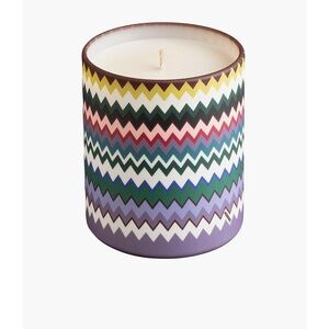 Brand New Missoni Home Micro Zigzag Scented Candle (220g) Glass/Wax Multi Color